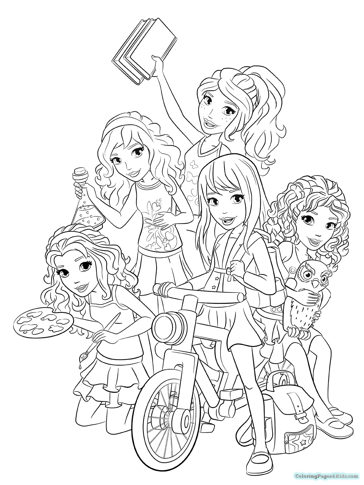 Lego Friends Coloring Pages Childlifeme Payton Birthday Lego Coloring Pages Lego Frie