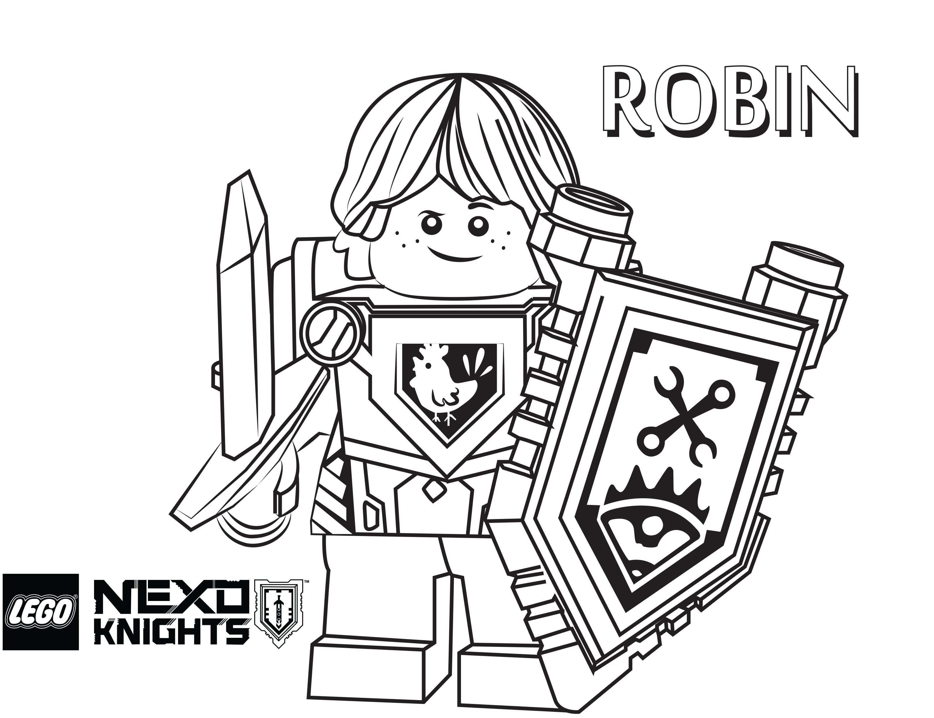 Lego Nexo Knights Coloring Pages Free Printable Lego Nexo Knights Color Sheets Batman