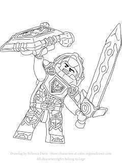 Nexo Knights Coloring Pages Dessin Lego Coloriage Coloriage A Colorier