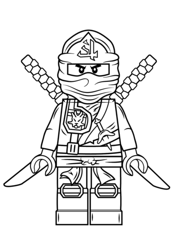 Lego Ninjago Green Ninja Coloring Page From Lego Ninjago Category Select From 25743 P