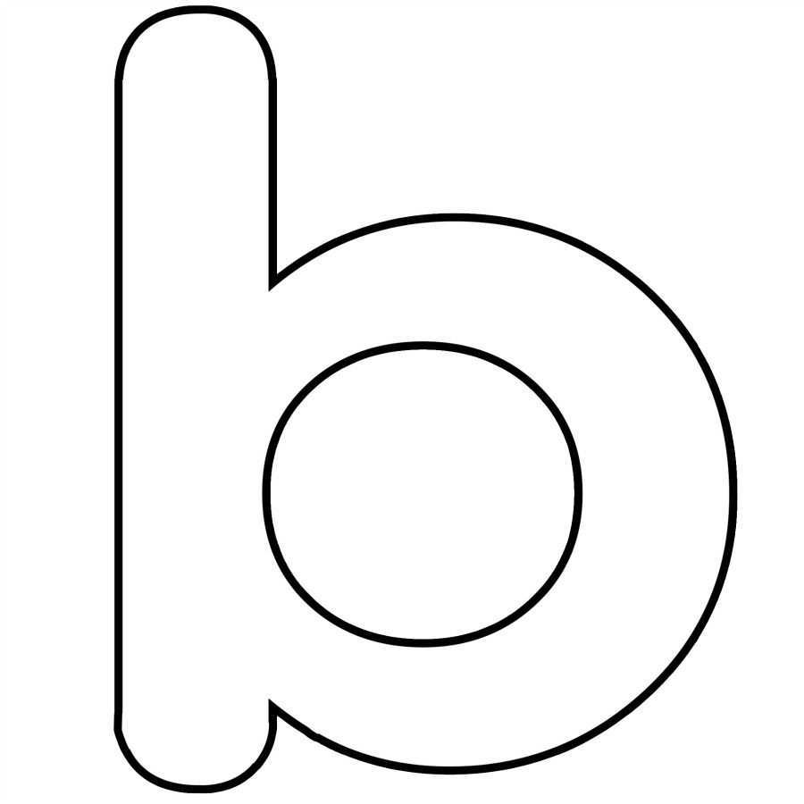 Letter B Coloring Pages Lower Case Alphabet Letter B Template And Letter B Song For K
