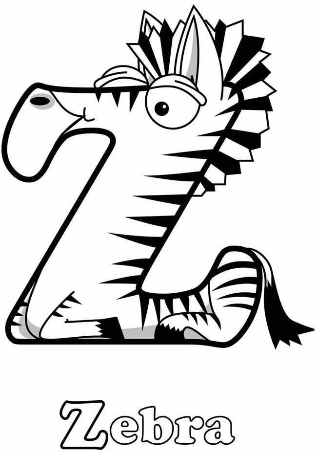 Welcome To Dover Publications Zebra Coloring Pages Abc Coloring Pages Alphabet Colori