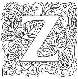 Craft Delicate Charm With This Mehndi Style Letter Downloads As A Pdf Use Pattern Tra