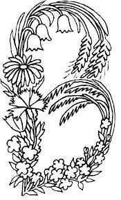 Afbeeldingsresultaat Voor Alfabet Bloemen Kleurplaten Flower Coloring Pages Alphabet