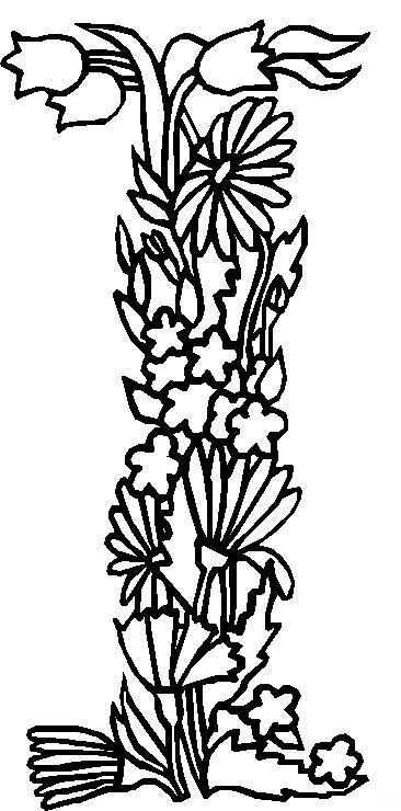 26 Coloring Pages Of Alphabet Flowers On Kids N Fun Co Uk On Kids N Fun You Will Alwa
