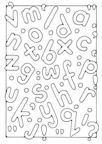 Coloring Page Letters Coloring Letters Alphabet Coloring Pages Abc Coloring Pages