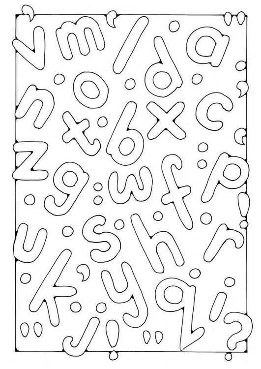 Coloring Page Letters Img 19566 Coloring Letters Alphabet Coloring Pages Abc Coloring