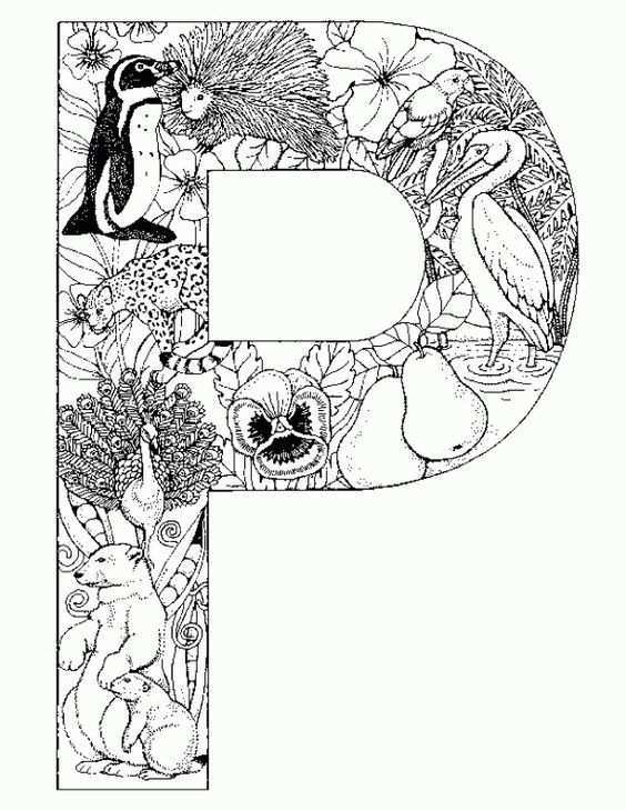 We4you2 Kleurplaten Van Alfabet Dieren Animal Alphabet Letters Animal Coloring Pages