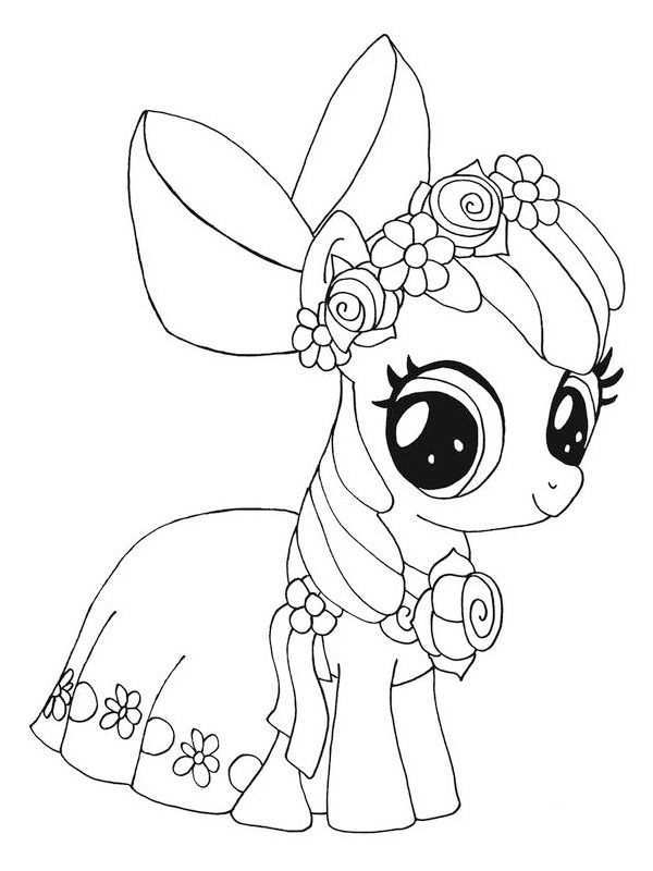 Kleurplaat My Little Pony Tiara Unicornio Pintar Unicornios Para Dibujar Paginas Para Colorear Para Ninos