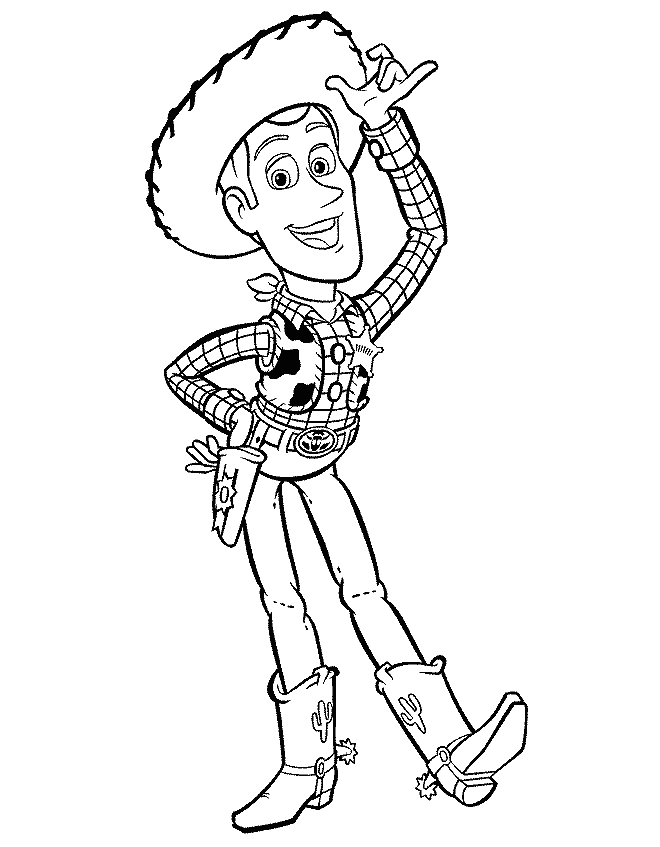 Cowboy Coloring Pages Coloringpages1001 Com Toy Story Coloring Pages Toy Story Crafts