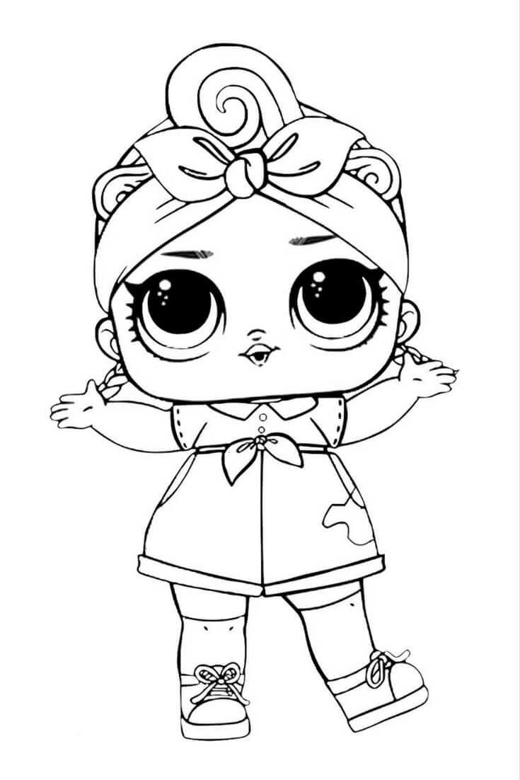 Lol Suprise Doll Coloring Page Baby Coloring Pages Unicorn Coloring Pages Lol Dolls