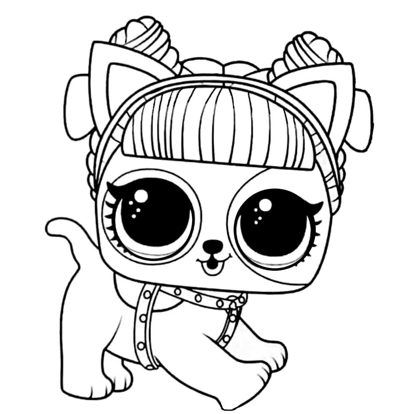Lol Surprise Coloring Daring Doggie Cute Coloring Pages Drawings Color