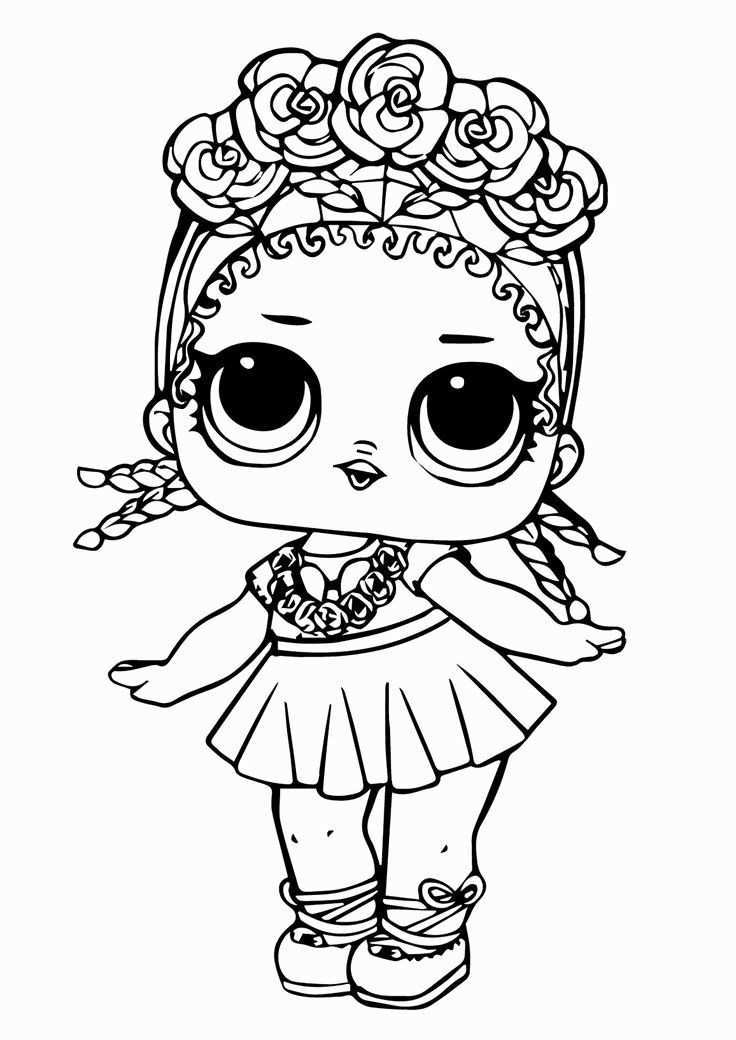 Lol Surprise Doll Coloring Pages Printable Lovely Lol Surprise Doll Coloring Sheets C