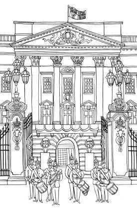 London Colouring Book Emma Farrarons Kleurplaten