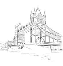 Afbeeldingsresultaat Voor Kleurplaat Tower Bridge Bridge Drawing Tower Bridge London