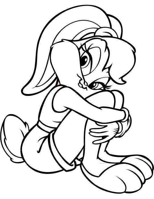 Photos Lola Bunny Coloring Pages Looney Tunes Cartoon Coloring Pages Coloriage Dessin