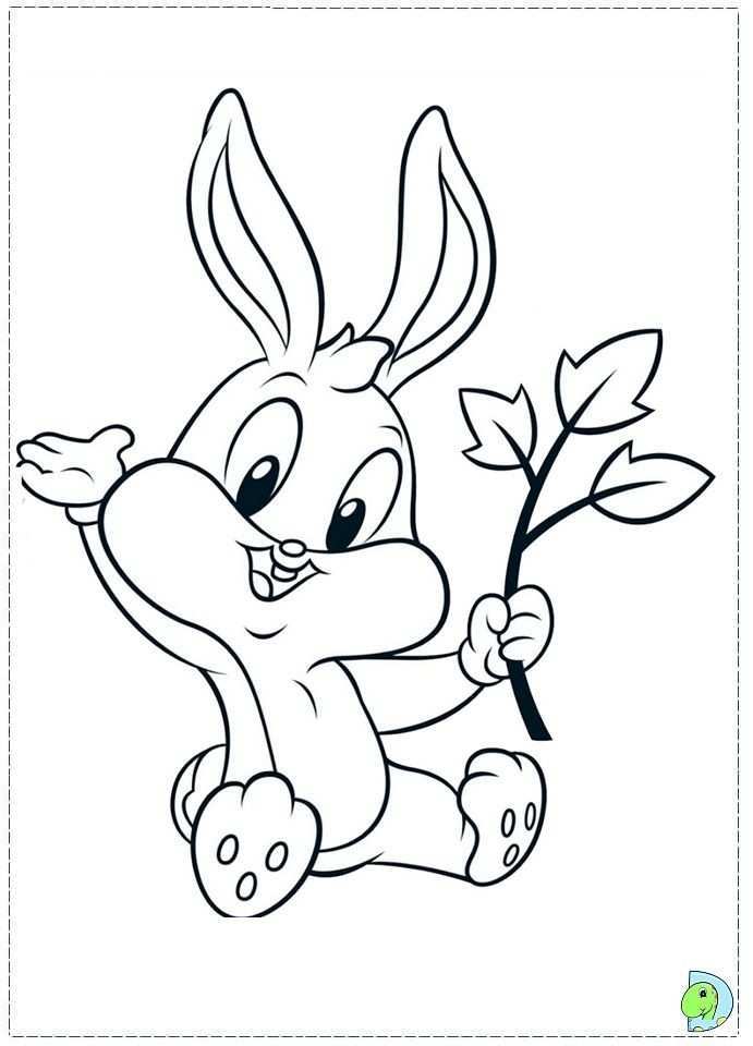 Baby Looney Tunes Coloring Pages Bing Images Baby Looney Tunes Bunny Drawing Valentin