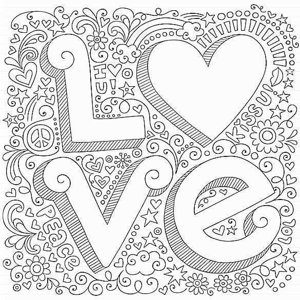 Kleurplaten Volwassenen Coloriage Coeur Coloriage Mandala A Imprimer Coloriage Anti S