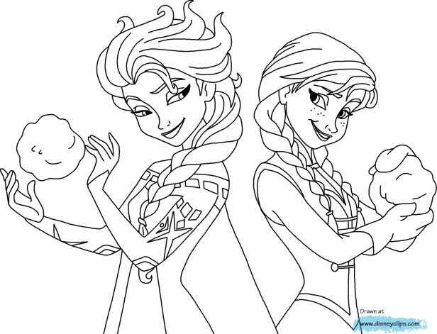 Disney Frozen Elsa And Anna Frozen Coloring Pages Kleurplaten En Van Kleurplaat Froze