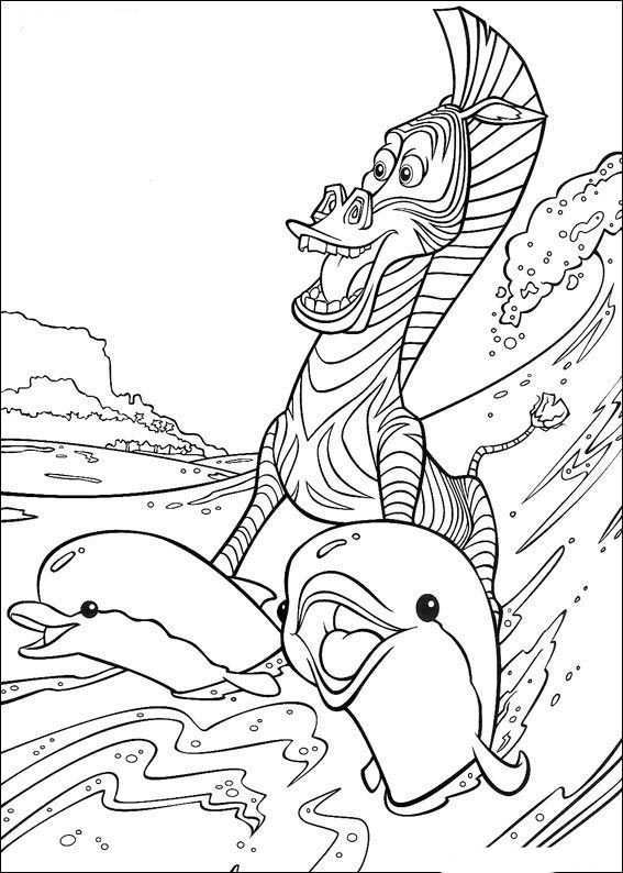 Dibujos Para Colorear Madagascar 59 Cartoon Coloring Pages Dolphin Coloring Pages Zeb