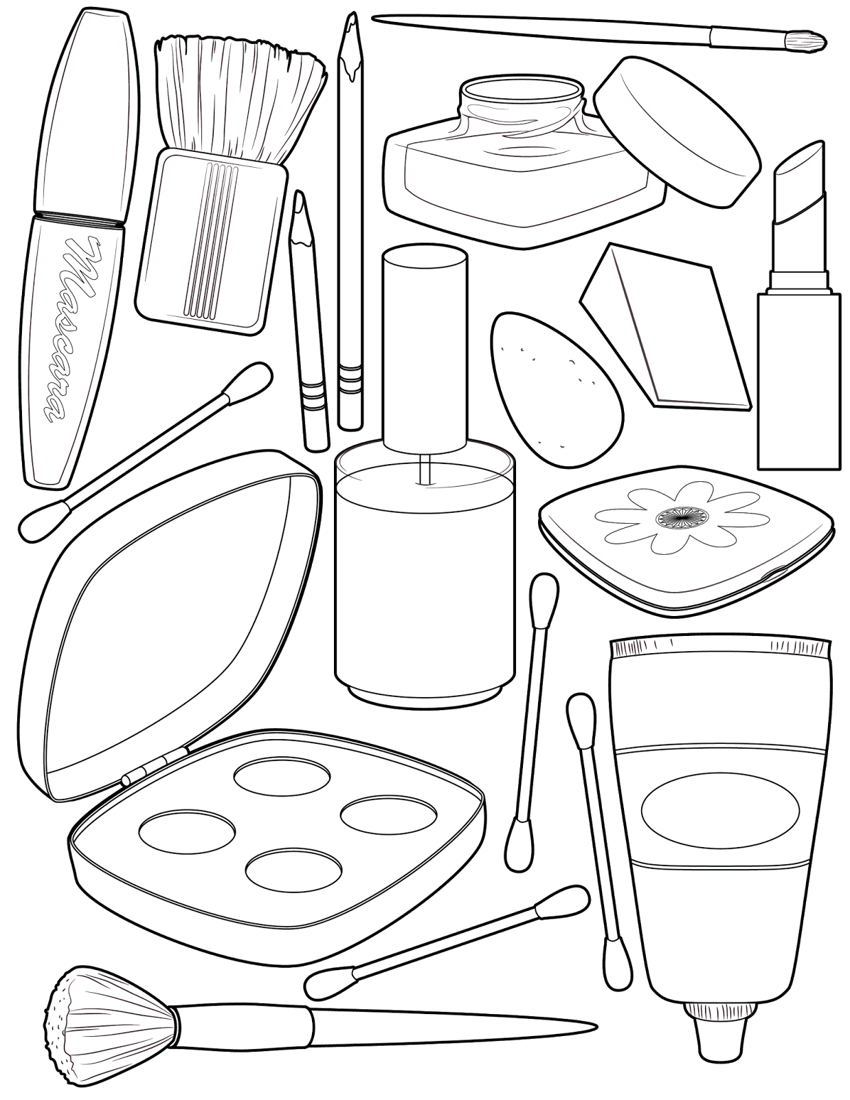 Hottest No Cost Makeup Coloring Pages Ideas The Attractive Factor Pertaining To Shadi