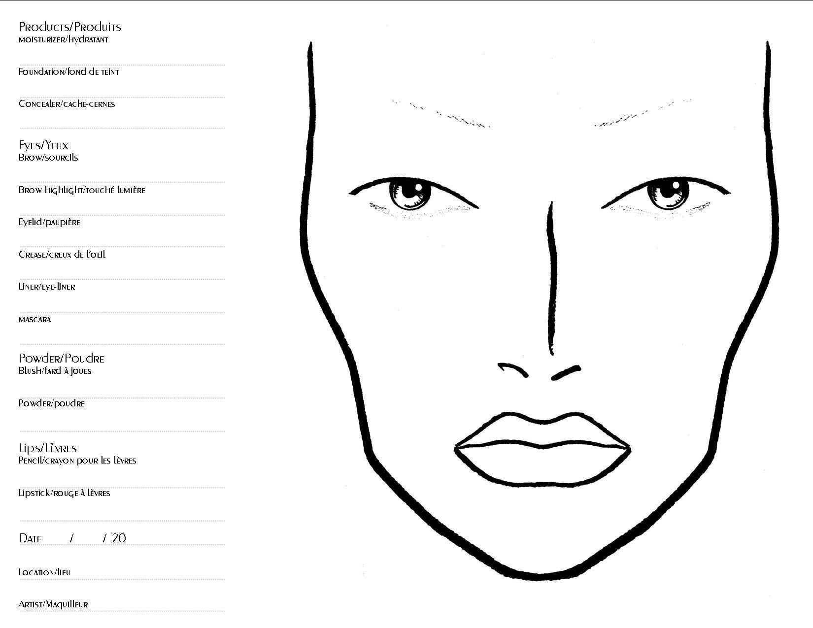 Mac Face Chart 1 Retrodiva S Beauty