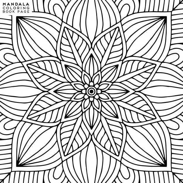 Mandala Kleurplaat Mandala Kleurplaten Bloemen Mandala Mandala