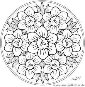 Mandala Mandala Para Pintar Flores Mandala For Painting Flowers Mandala Kleurplaten B