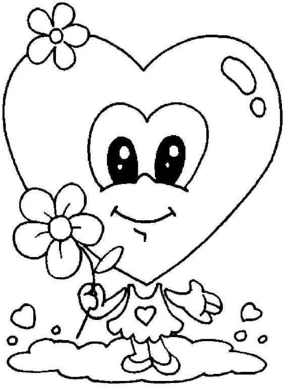Free Printables Coloring Pages Of Valentines Day Valentines Day Coloring Page Valenti