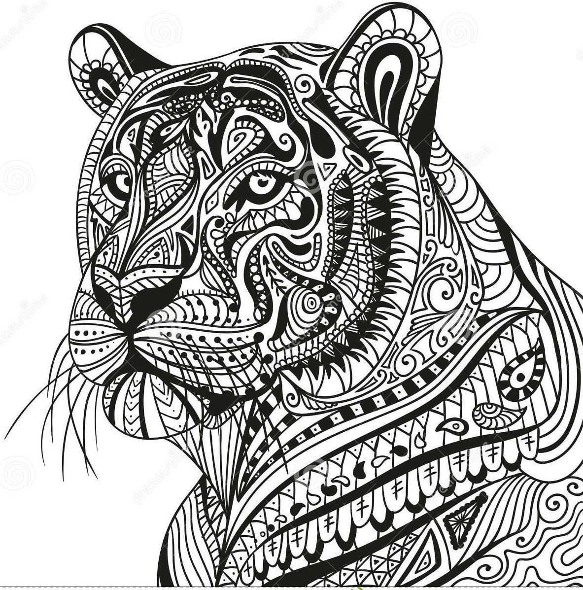 Pin By Marielle Vos On Katten Mandala Coloring Pages Animal Wall Decals Zentangle Ani