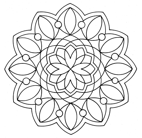 Mandala Tekenen Kleuren En De Betekenis Hobby Blogo Nl Mandala Kleurplaten Mandala Kl