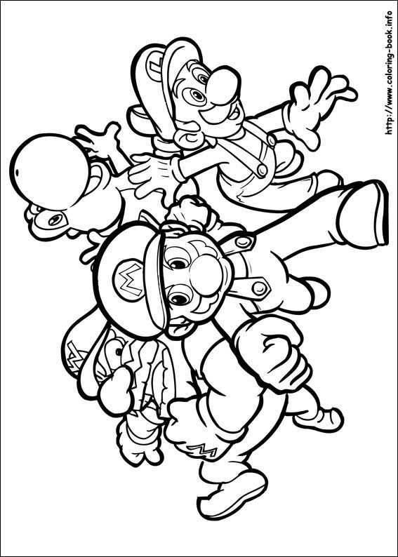 Super Mario Bros Coloring Picture Mario Coloring Pages Super Mario Coloring Pages Car