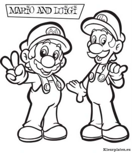 Super Mario Bros Kleurplaat 764167 Kleurplaat Kleurplaten Kleurplaten Voor Kinderen M