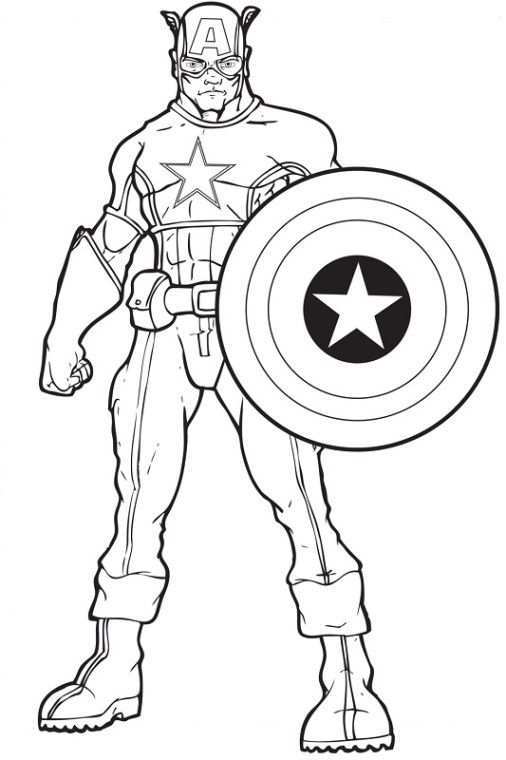 Pin By Karen Ho On Avengers Themed Avengers Coloring Pages Avengers Coloring Captain