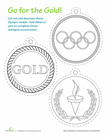 Worksheets Printable Olympic Medals Olympic Medals Olympic Crafts Kids Olympics