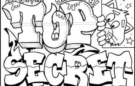 Graffiti Best Coloring Page Practical Scrappers Graffiti Words Graffiti Lettering Col