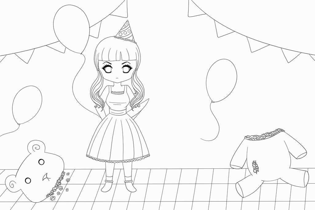 Melanie Martinez Coloring Book Awesome Melanie Martinez Pity Party Lineart By Deviru