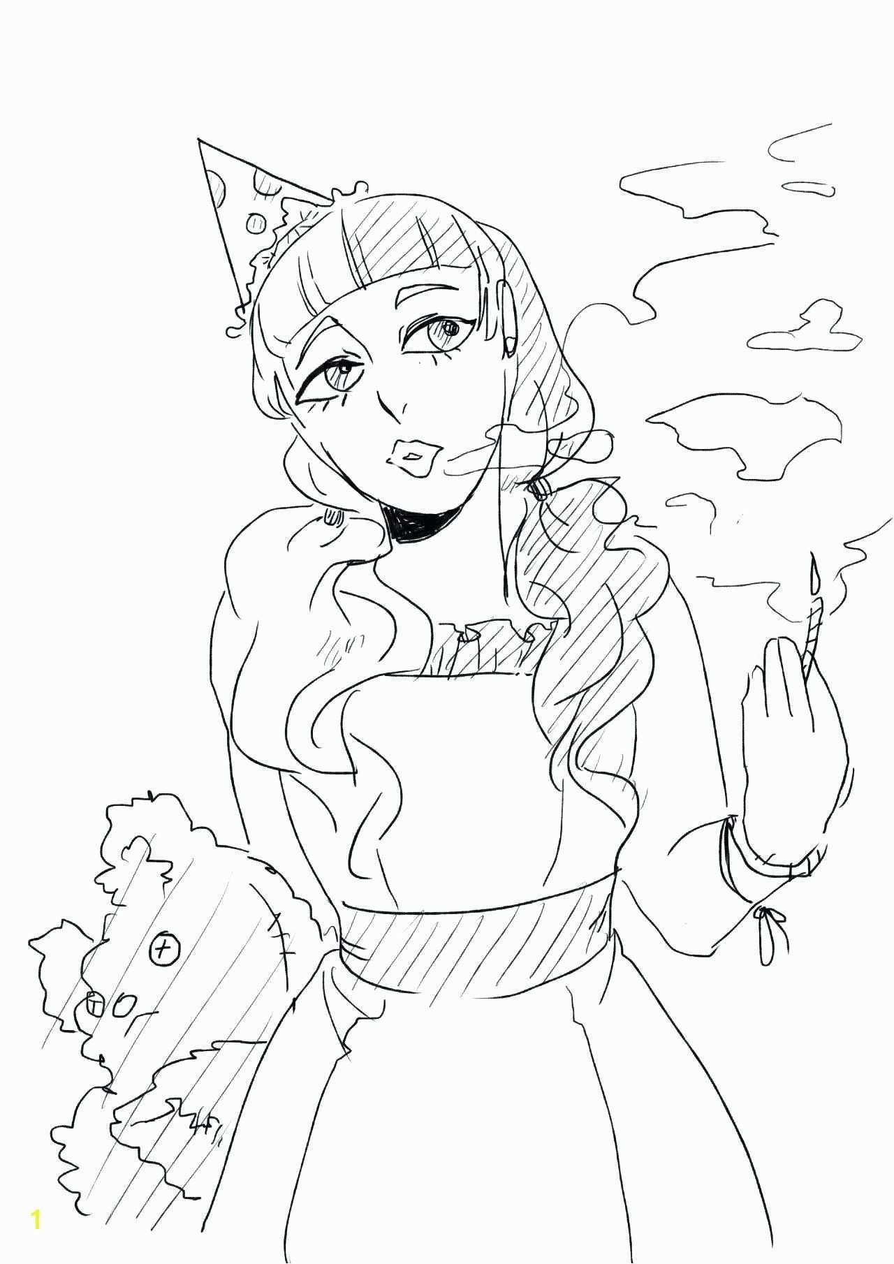 Melanie Martinez Coloring Book Inspirational Cry Baby Coloring Page Melanie Martinez