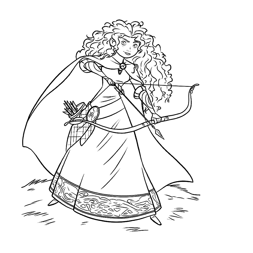 Leuk Voor Kids Brave 0001 Princess Coloring Pages Disney Coloring Pages Disney Prince