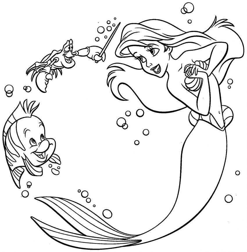 Disney Princess Ariel Printable Coloring Pages Mermaid Coloring Book Ariel Coloring Pages Mermaid Coloring Pages