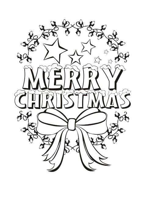 The Greeting Merry Christmas Coloring Pages Merry Christmas Coloring Pages Printable