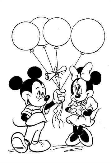 Leuke Kleurplaat Mickey En Minnie Op Kids N Fun Nl Kleurplaten Mickey Mouse Gratis Kl