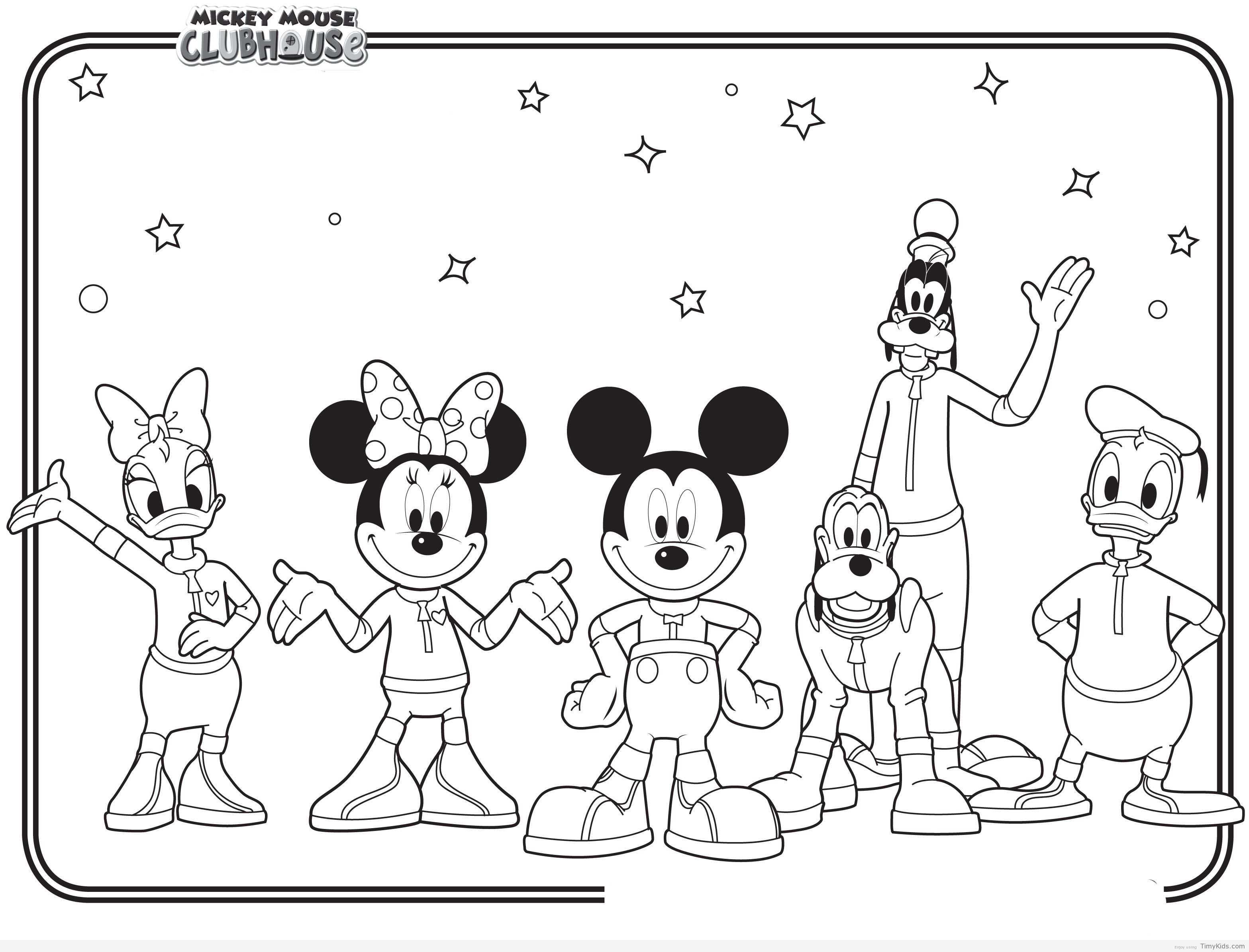 Pin By Lillian On Mickey Mouse Clubhouse Mickey Mouse Coloring Pages Mickey Coloring