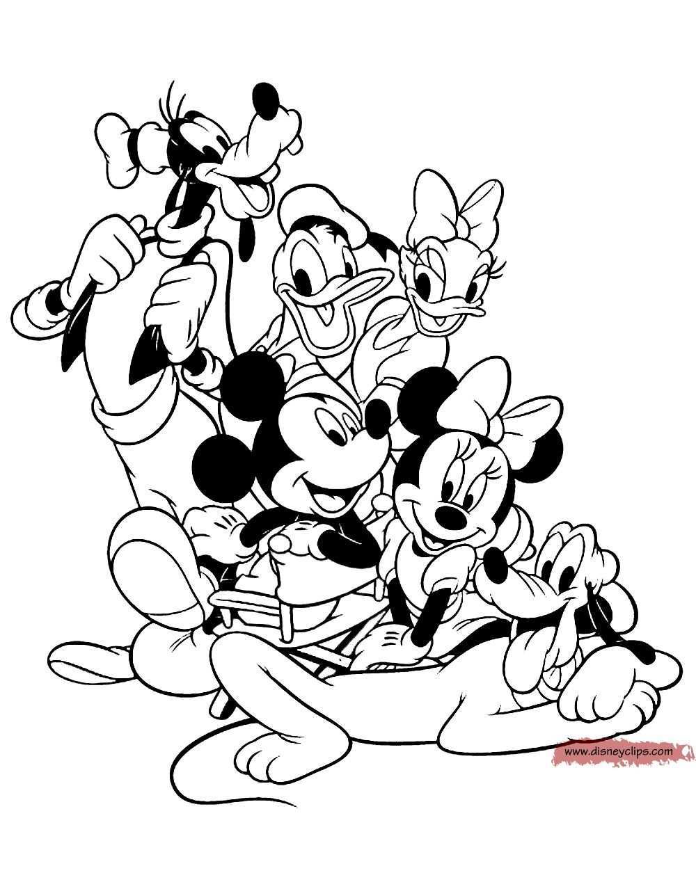 Eu Amo Colorir Mickey Mouse Coloring Pages Disney Coloring Pages Mickey Coloring Page