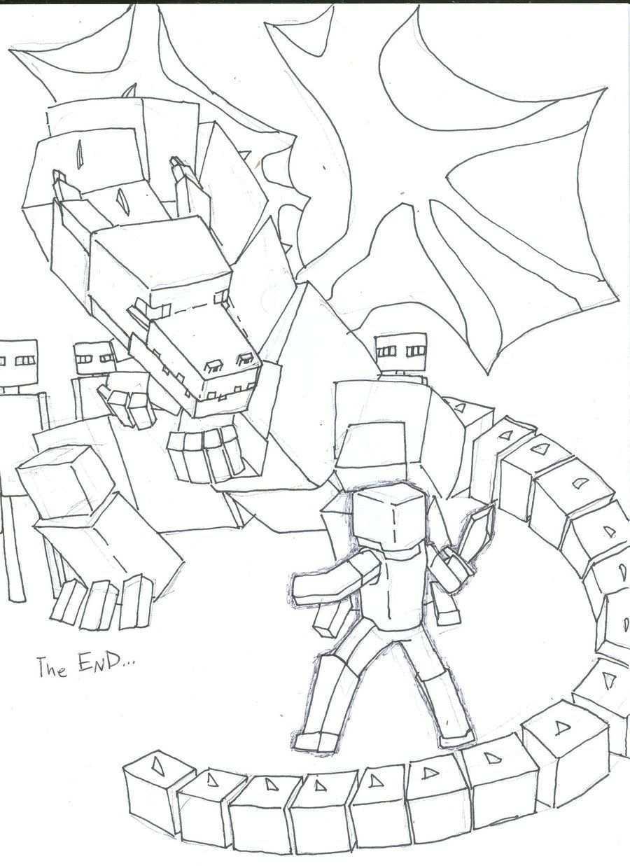 Minecraft Coloring Pages Dragon Coloring Page Minecraft Coloring Pages Unicorn Colori