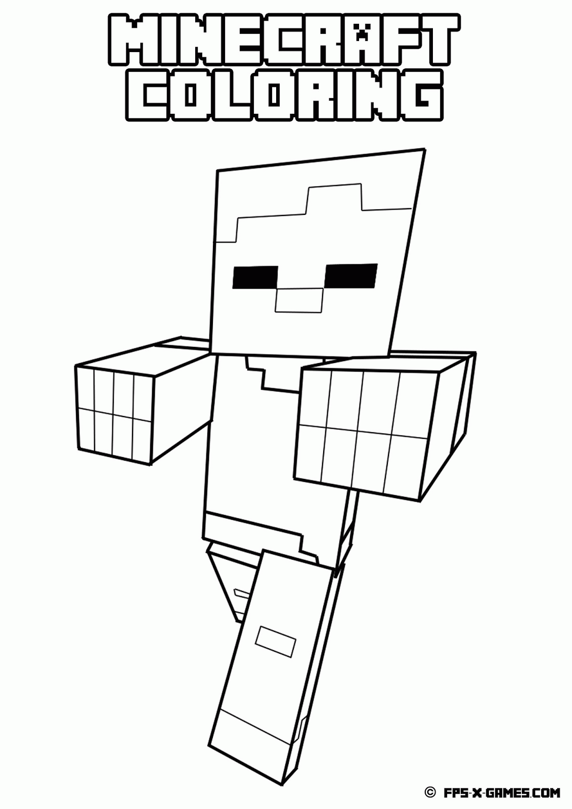 Download Or Print This Amazing Coloring Page Minecraft Coloring Pictures Minecraft Co