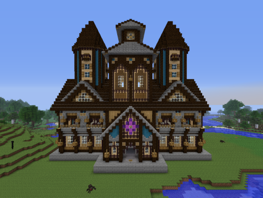 Go Back Gallery For Victorian Minecraft Castle Minecraft House Designs Minecraft Craf