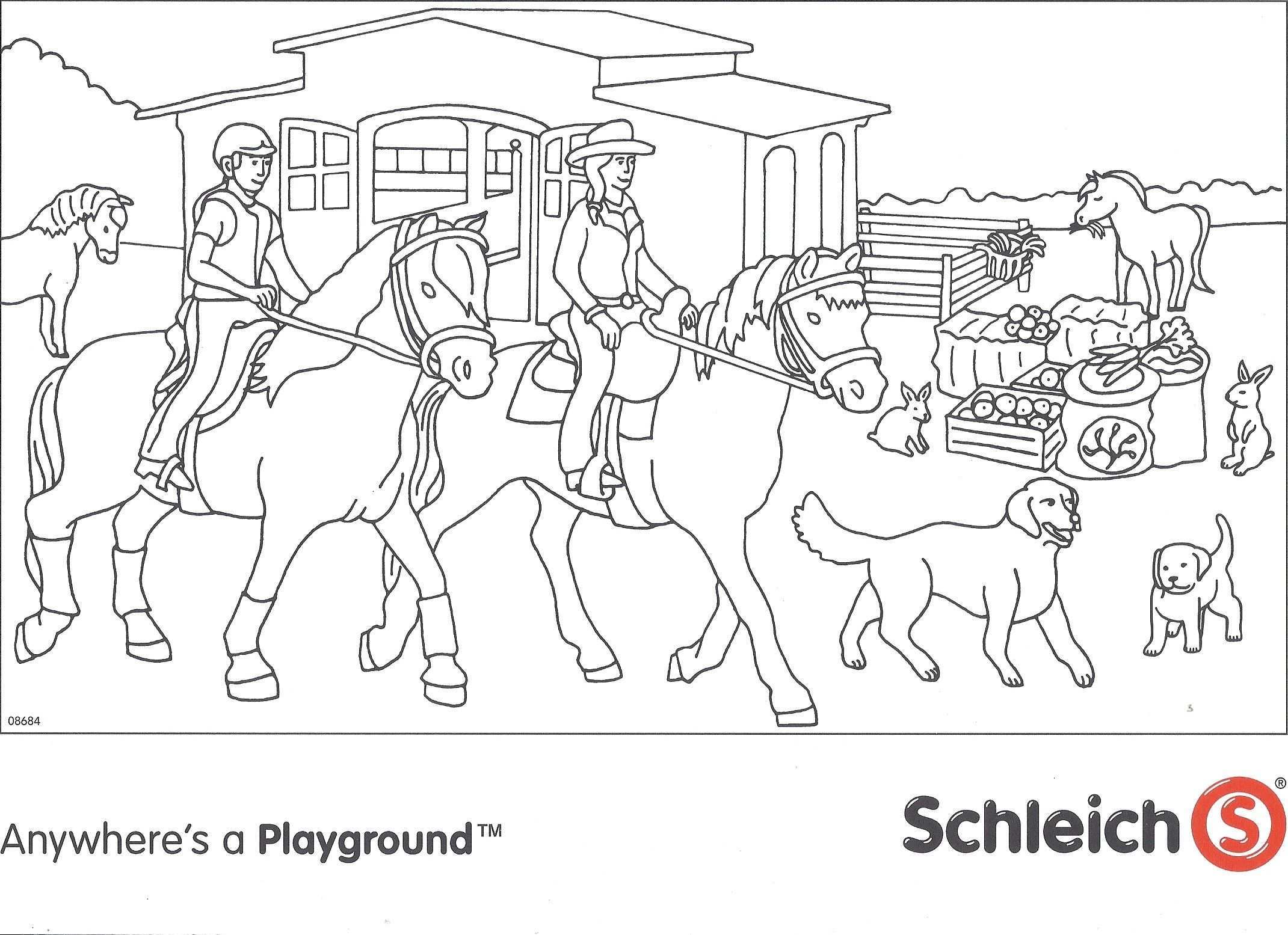 Schleich Paarden Kleurplaat Jpg 2141 1555 Kleurplaten Kleurplaten Voor Kinderen Paard