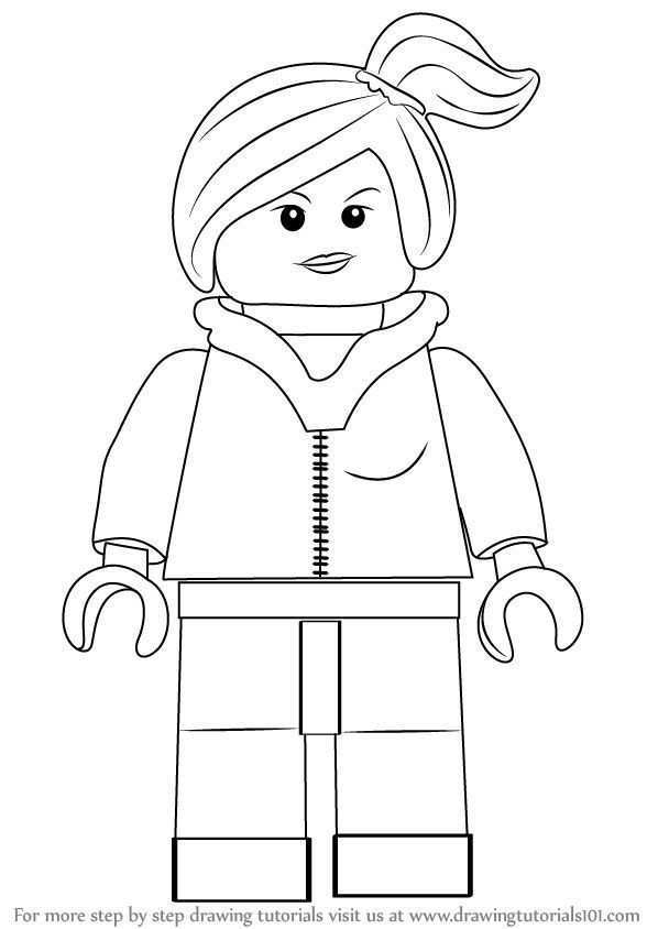 How To Draw Wyldstyle From The Lego Film Drawingtutorials1 From Dem Drawingtutorials1