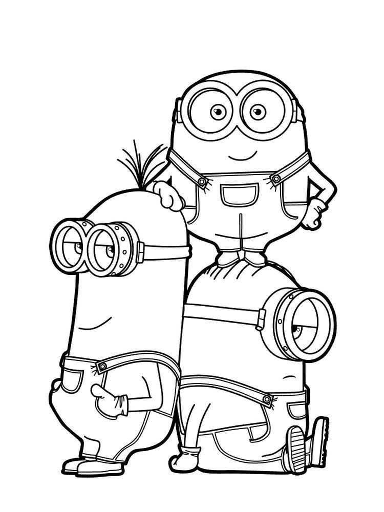 Minion Coloring Pages Pdf Despicable Me 3 Coloring Pages Pdf In 2020 With Images Mini